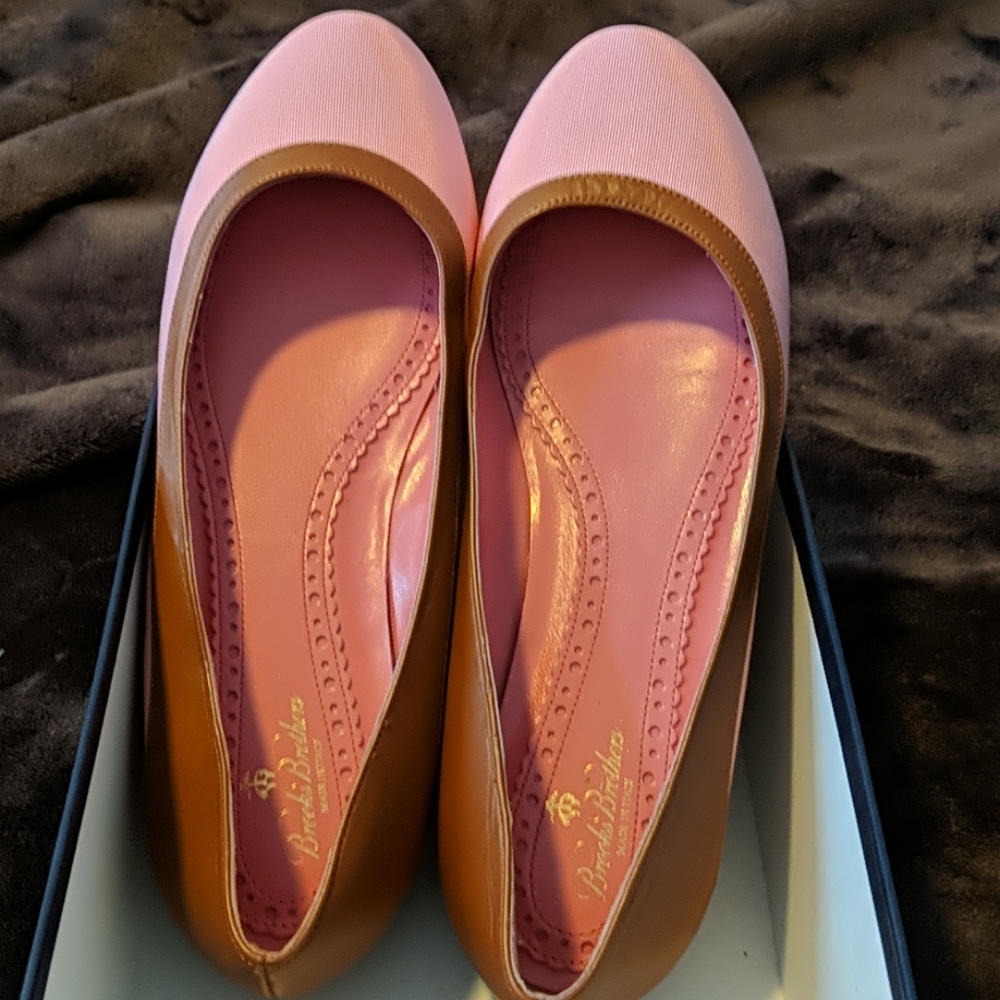 Brooks Brothers Women Flats Rose/Cognac